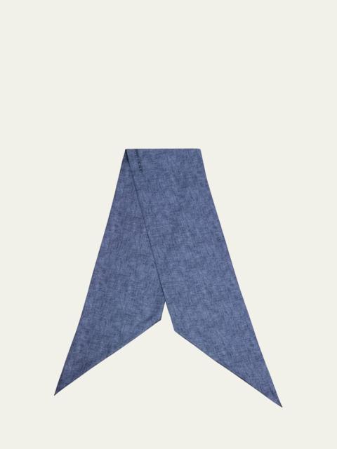 GIORGIO ARMANI Men's Silk Neck Scarf