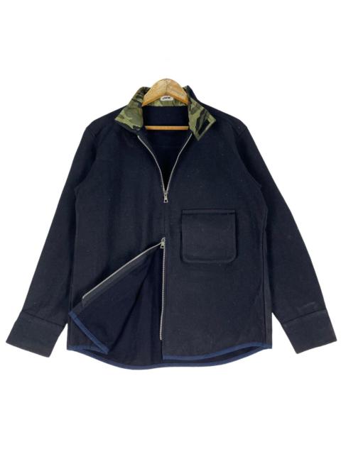 Other Designers Vintage - ❄️80s JUN MEN Camo Pocket Signature Zipper Jacket