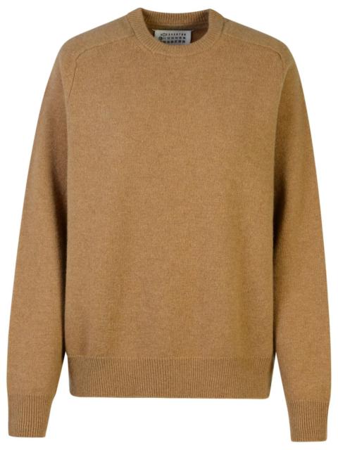 Maison Margiela Maison Margiela Beige Wool Sweater Woman