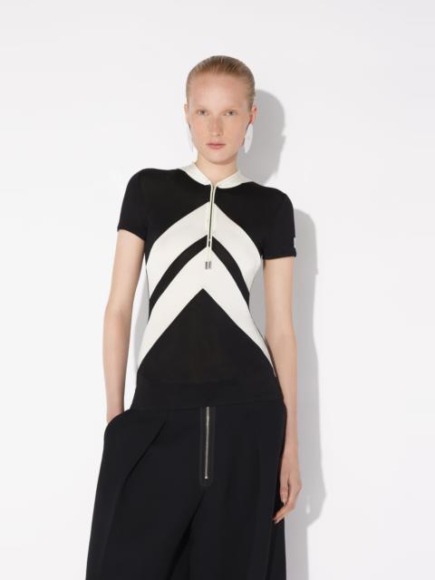 Jean Paul Gaultier THE BLACK T-SHIRT WITH CHEVRONS