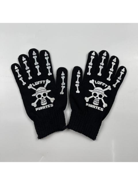 one piece skulls and bone glove tc19