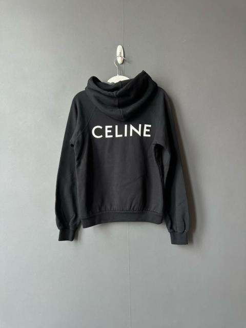 CELINE Celine black hoodie with logo on the back