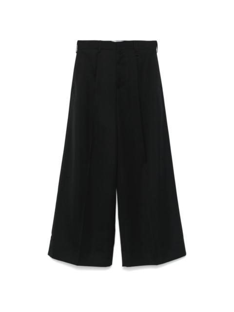 wide-leg trousers
