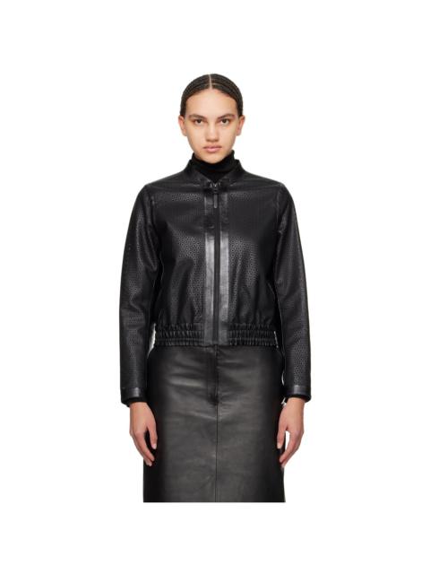 MACKAGE Black Noelia Leather Jacket