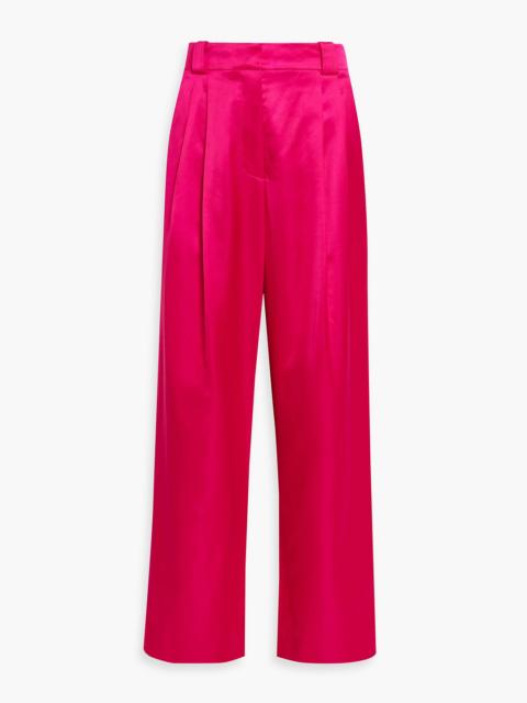 A.L.C. Fynn satin wide-leg pants