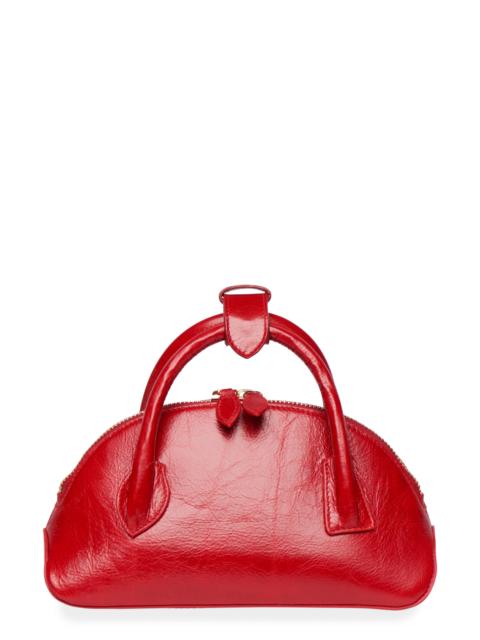 Liffner LIFFNER Dome East/West Leather Handbag in Red at Nordstrom