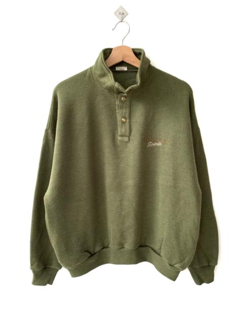 Other Designers Vintage - Vintage Ellesse Japan Half Button Sweatshirt
