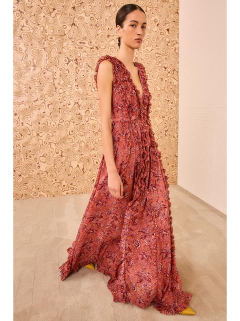 ULLA JOHNSON Aida Cascading Ruffle Gown