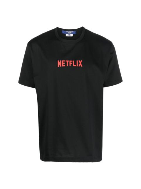 Junya Watanabe MAN Netflix-print cotton T-shirt