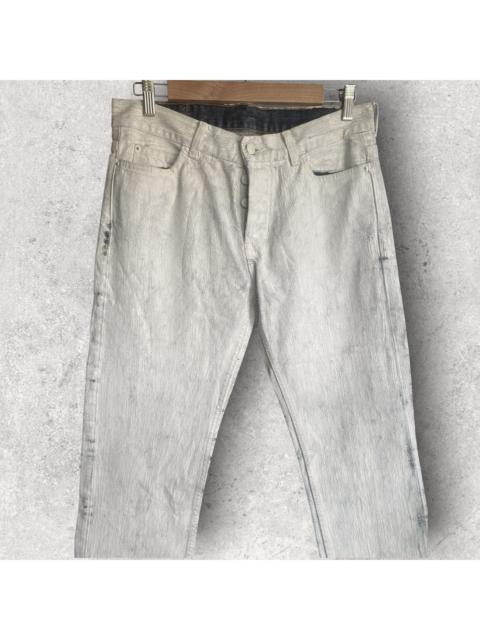 Maison Margiela AW12 Margiela x HM White Painted Denim