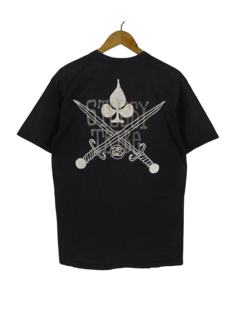 Other Designers Vintage - Vintage Stussy T-Shirt Big Logo Stussy Tribe Tee