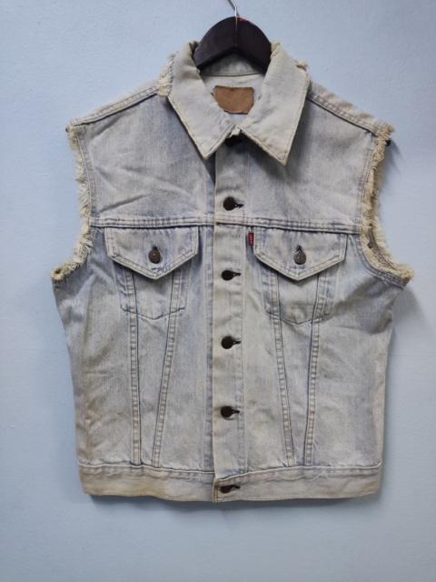 Levi's Vintage 70s Levis 07505-0217 Trucker Sleeveless Denim Jacket