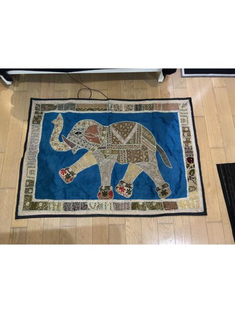Vintage Thai Embroidered Textile Blanket Tapestry Boro