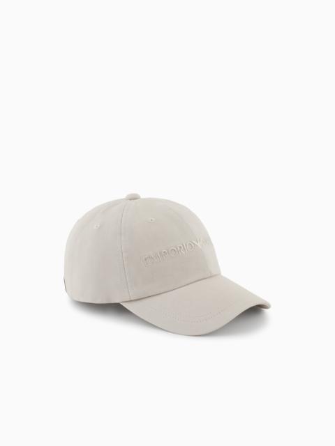 EMPORIO ARMANI BASEBALL CAP WITH EMPORIO ARMANI EMBROIDERY