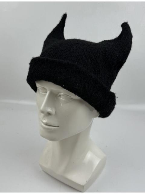 Other Designers Japanese Brand - very rare made in japan beanie hat with horn tc44