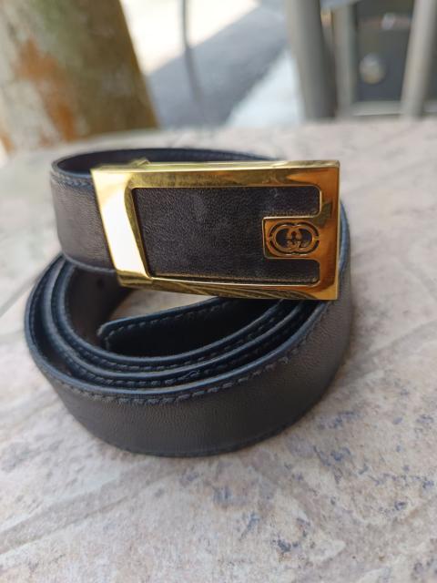 GUCCI Vintage 80s gucci reversible leather belt