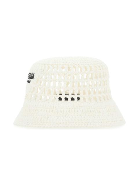 White Raffia Hat
