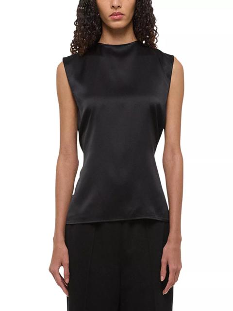 Helmut Lang Silk Scarf Drape Top
