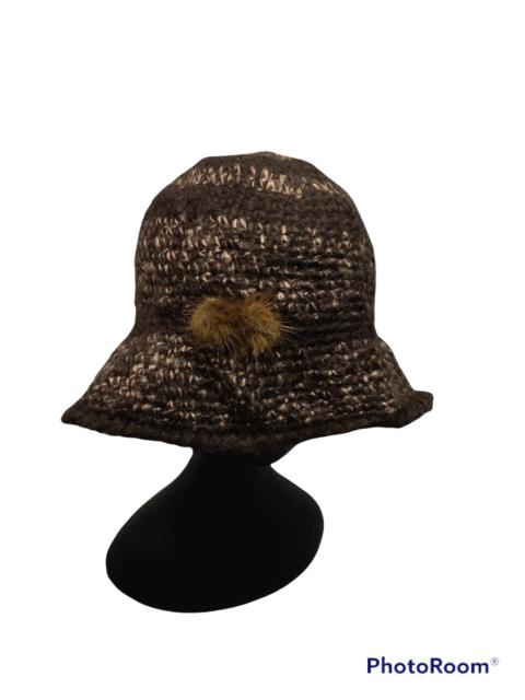 Other Designers Vintage - Wool hat with furr elegance style