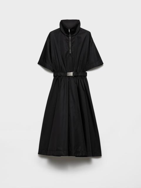 Prada Short-sleeved Re-Nylon midi-dress