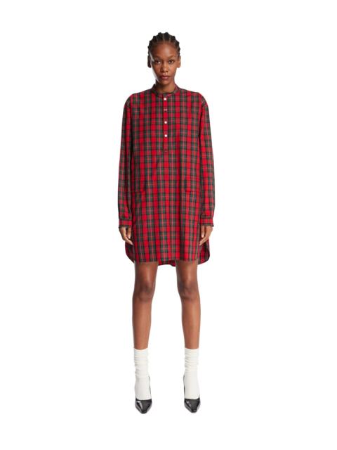 UNDERCOVER Red Tartan Shirt Dress