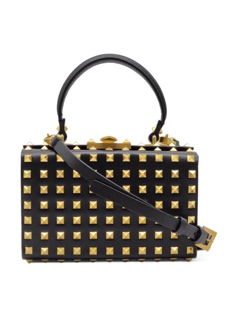 Valentino Alcove Box Studded Bag in Black $3700