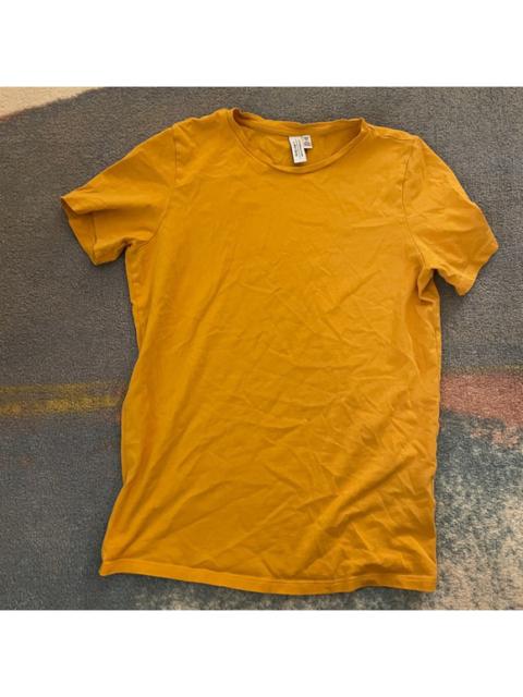 Other Designers & Other Stories Slim Fit Yellow Short Sleeve T-shirt