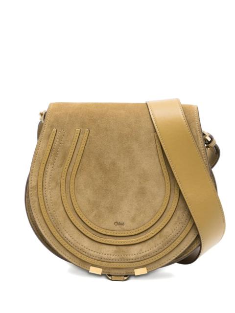 Chloé Marcie Saddle Bag in Gold Khaki
