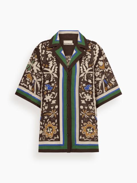 ALÉMAIS Maroc Relaxed Shirt in Multi