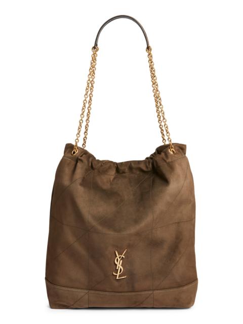 SAINT LAURENT Saint Laurent Large Jamie 4.3 Patchwork Suede Shoulder Bag in Light Musk at Nordstrom