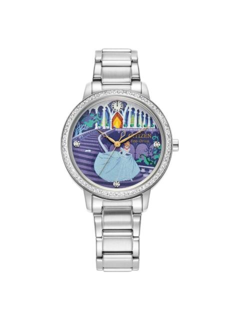 Other Designers Citizen Cinderella Blue Dial Ladies Watch and Pin Gift Set FE7041-51W