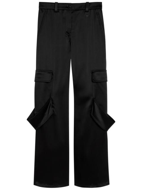 courrèges Courrèges Utility Chaps Satin Trousers
