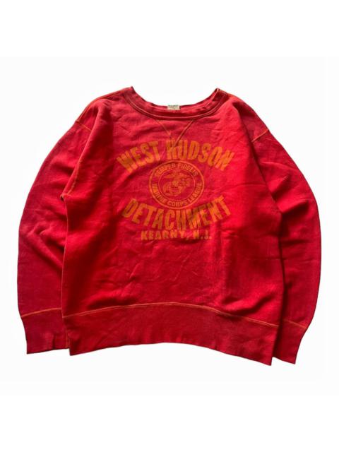 Other Designers Buzz Rickson's - Buzz Rickson’s USMC Us Marine Corps Heavy Sweatshirt Faded