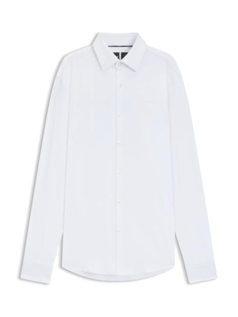 BOSS SLIM-FIT SHIRT IN BRUSHED STRETCH FLANNEL