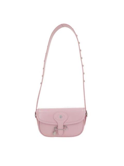 Other Designers Bally Beckett Logo Printed Studded Shoulder Bag