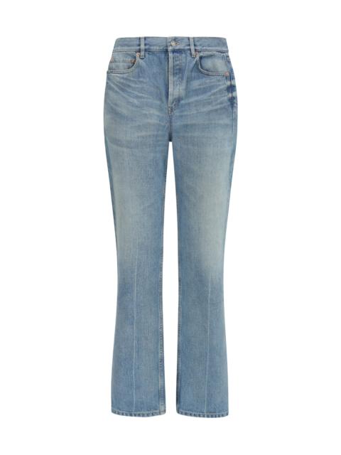 SAINT LAURENT Saint Laurent Authentic Straight Jeans Medium Blue