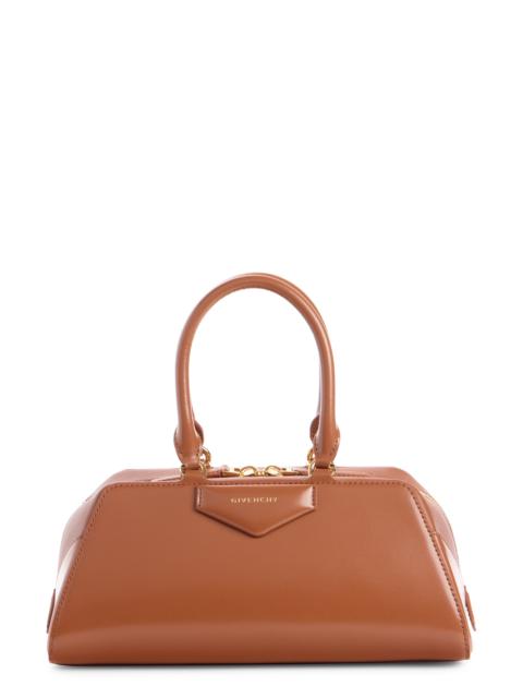 Givenchy Givenchy Small Antigona Leather East/West Satchel in Caramel Brown at Nordstrom