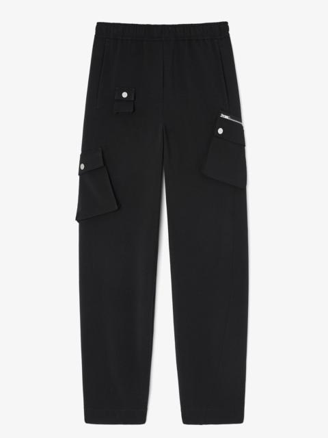GANNI BLACK TWILL SUITING PANTS