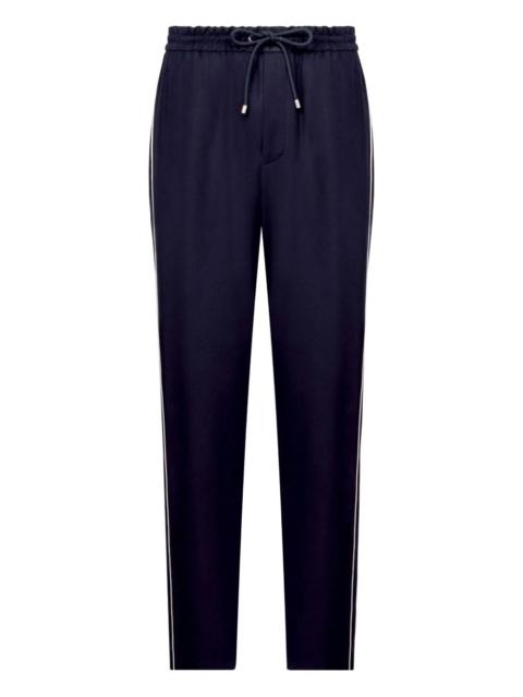 Loewe drawstring side-stripe trousers