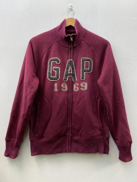 Other Designers Vintage Gap Zip Up Fleece Maroon Sweaters