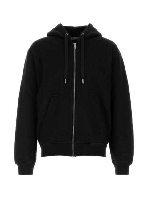 Dolce & Gabbana Black Cotton Sweatshirt