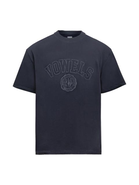 vowels Faded Collegiate Tee