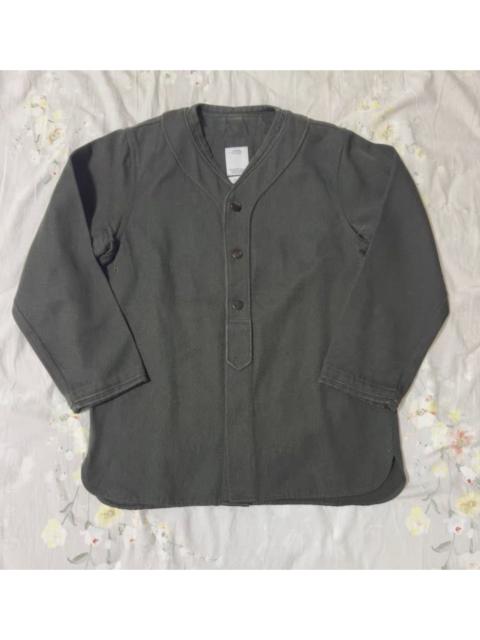visvim visvim 17aw grey dugout shirt