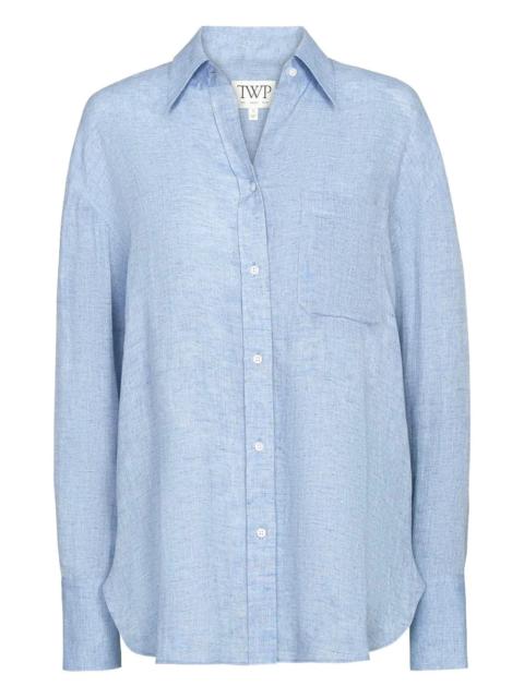 TWP Big Joe Shirt in Light Indigo