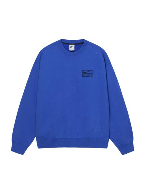 Stüssy Stussy x Nike Fleece Crew 'Blue'