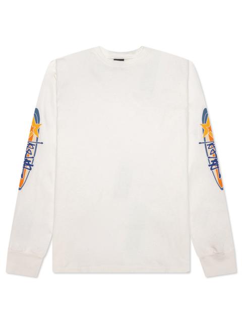 Stüssy TWO STAR PIGMENT DYED L/S TEE - NATURAL