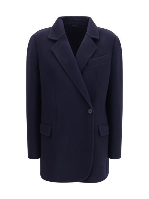Brunello Cucinelli Brunello Cucinelli Women Single-Breasted Wool And Cashmere Jacket