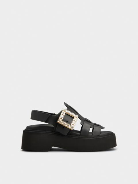 Roger Vivier Viv' Rangers Sandals in leather