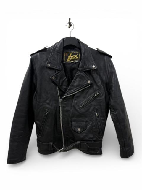 Other Designers Other - VTG Nice Leather Like Schott Perfecto Jacket