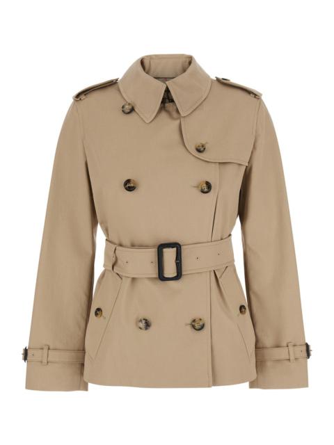 Burberry Burberry Women Beige Jacket With Zip Closure And Front Pockets In Tech Fabric For Women